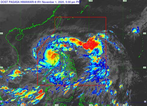 Signal No. 3 up over 13 areas as Rolly threatens .